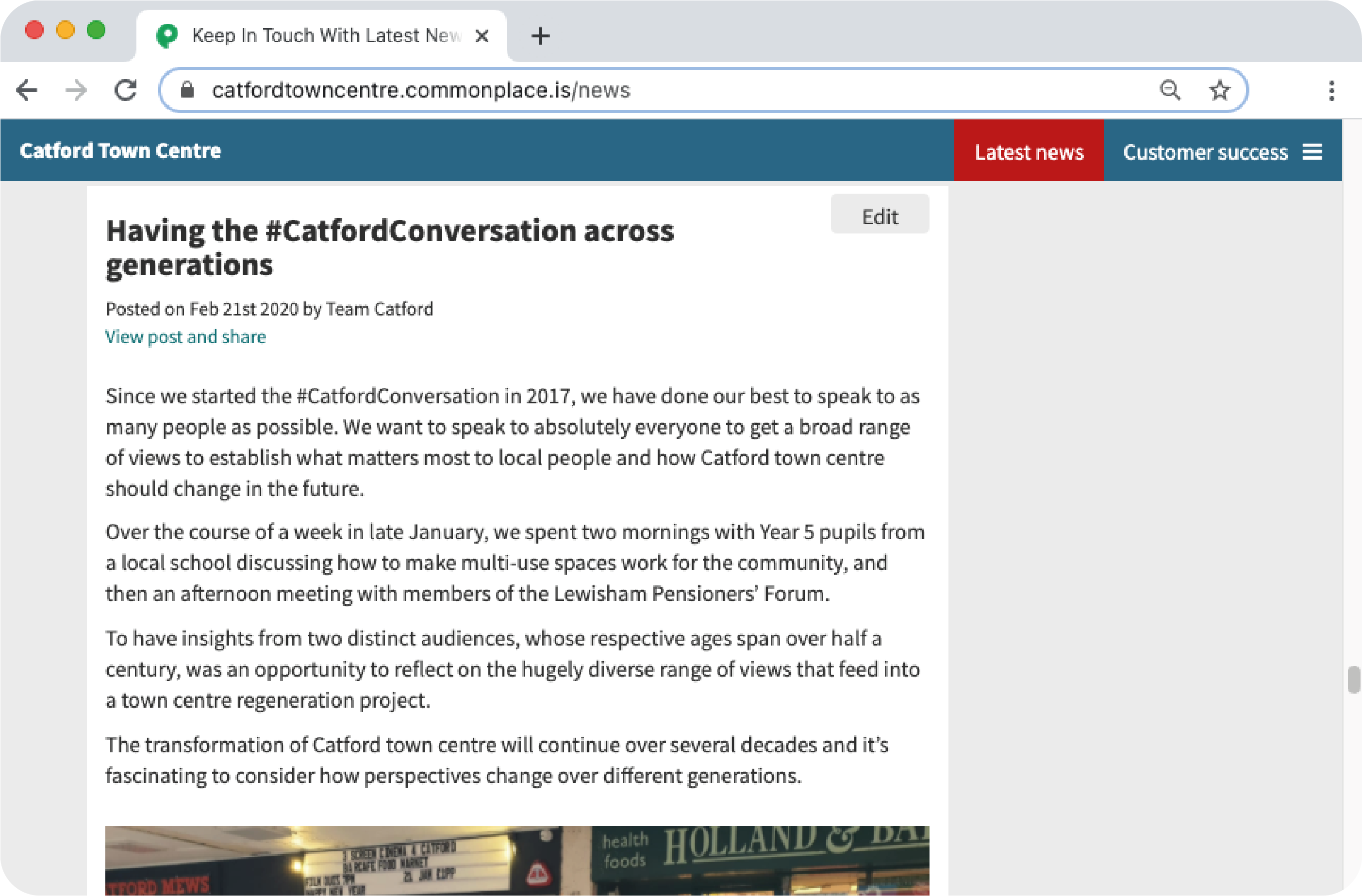 Catford news 1