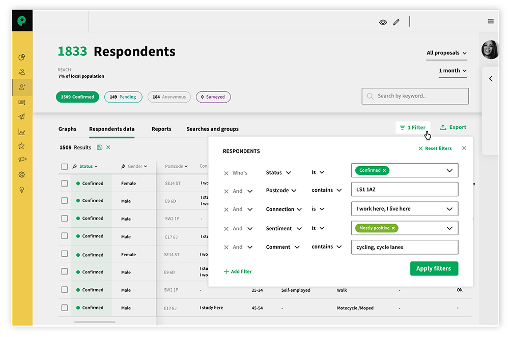 Dashboard analytics (small) 