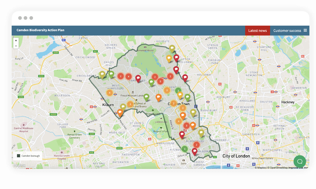 Camden Biodiversity Map