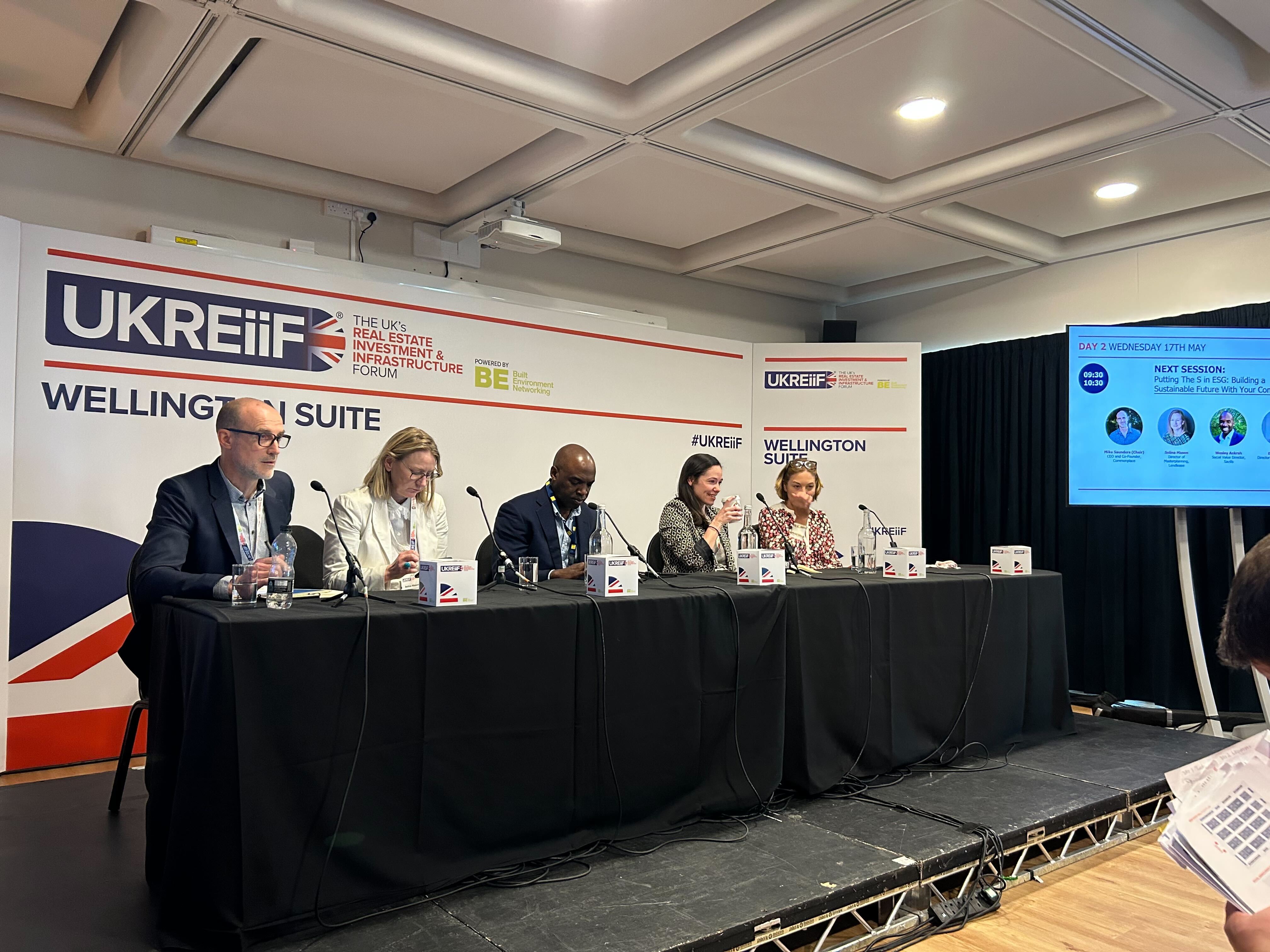 UKREIIF panel: Putting the S in ESG