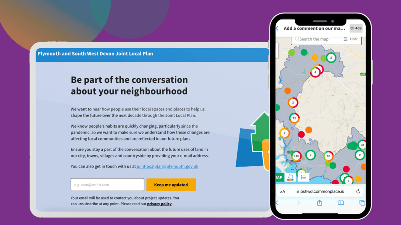 Plymouth and South West Devon Joint Local Plan engagement platform