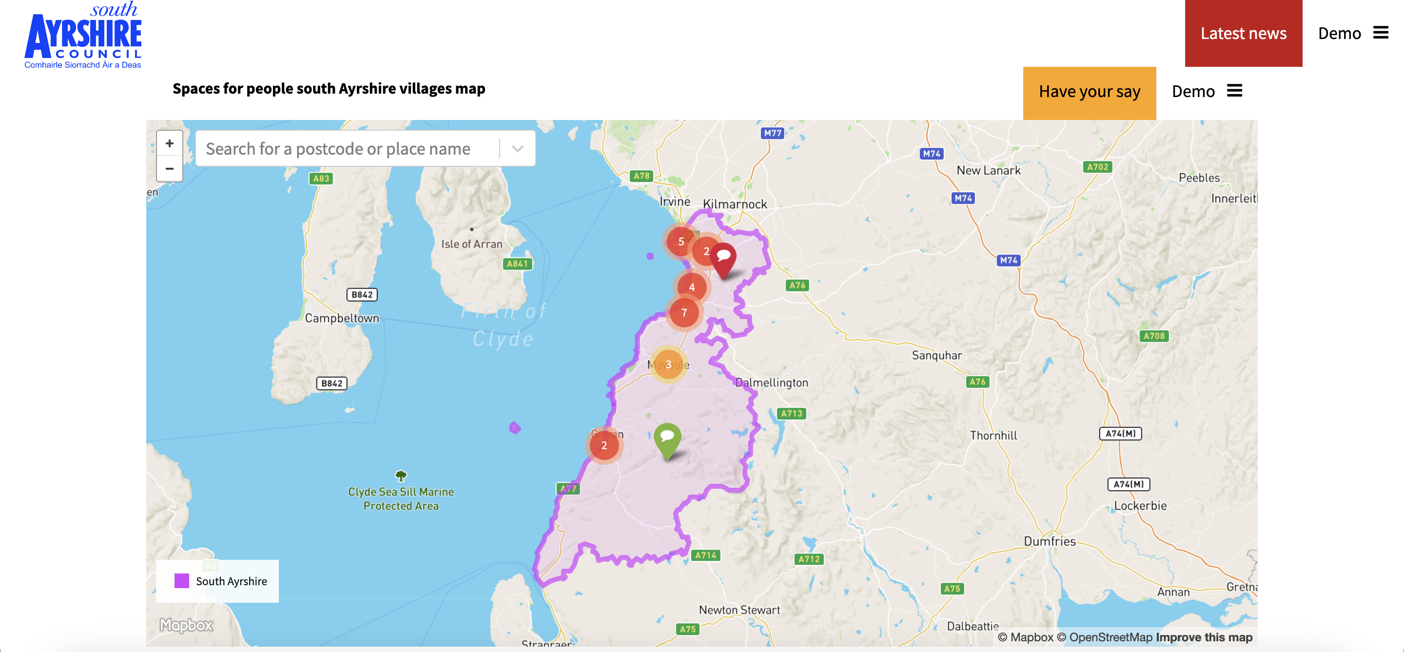 South Ayrshire Spaces for People Commonplace