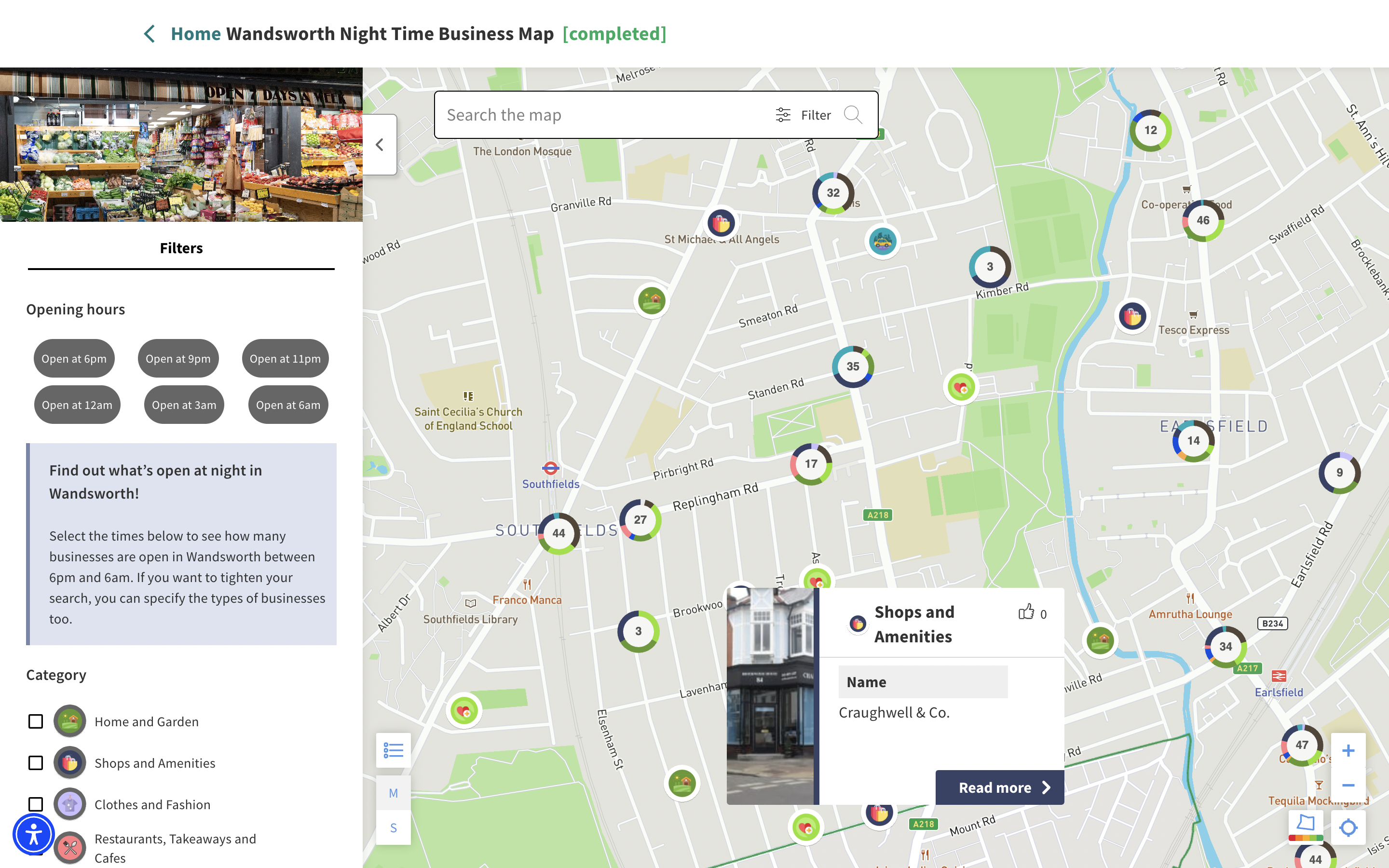 Wandsworth Interactive Map