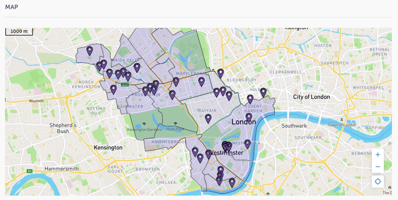 Westminster Map