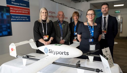 AGS airports and NHS scotland receive £7m funding for medical drone project