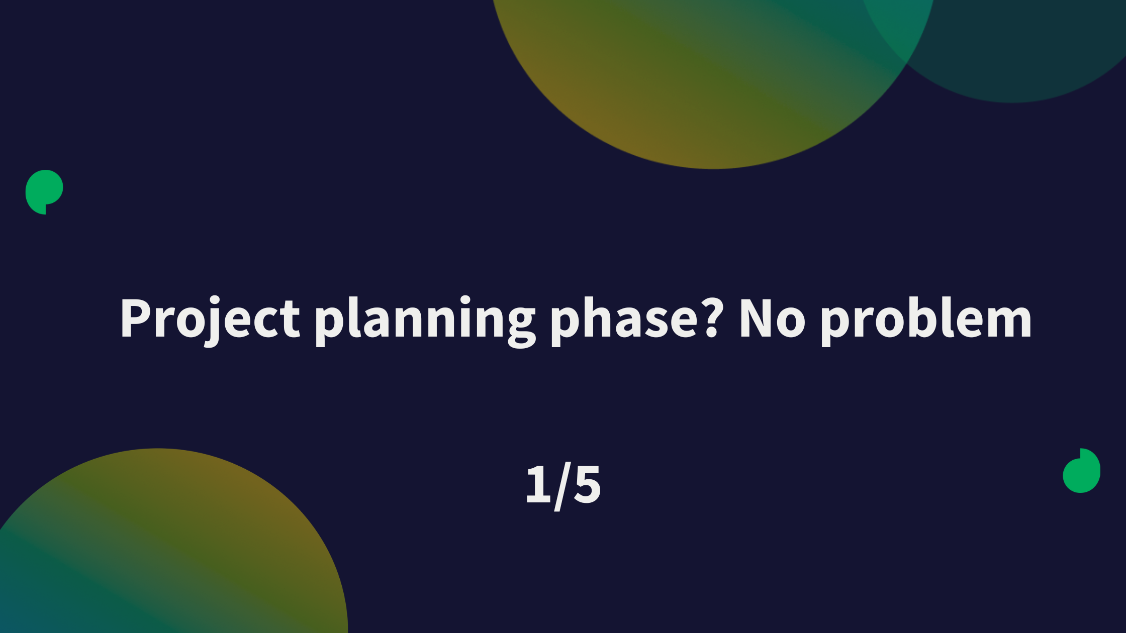 Commonplace developer series: #1 project planning phase