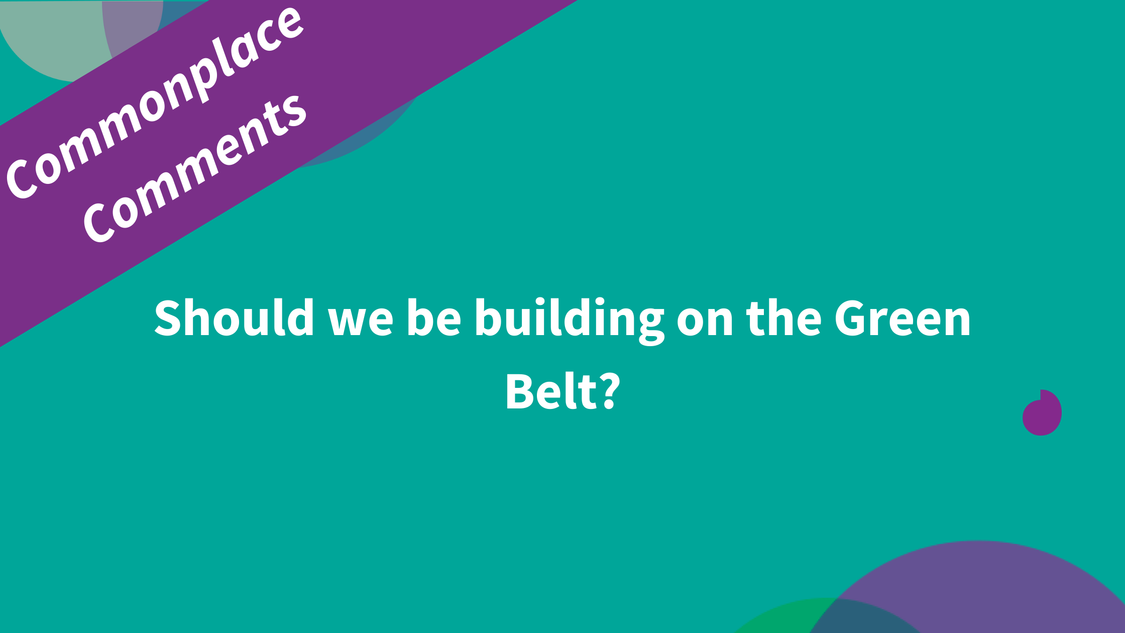Build on Green Belt to meet housing targets states lobby group