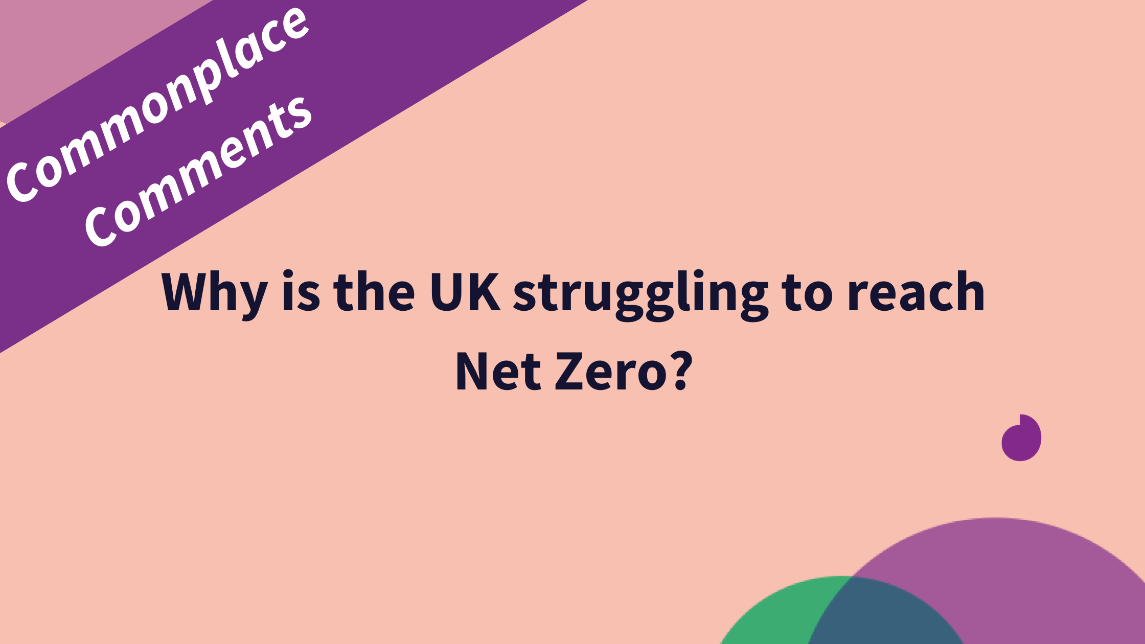 Accelerating Towards Net Zero: Addressing UK's Lagging Efforts