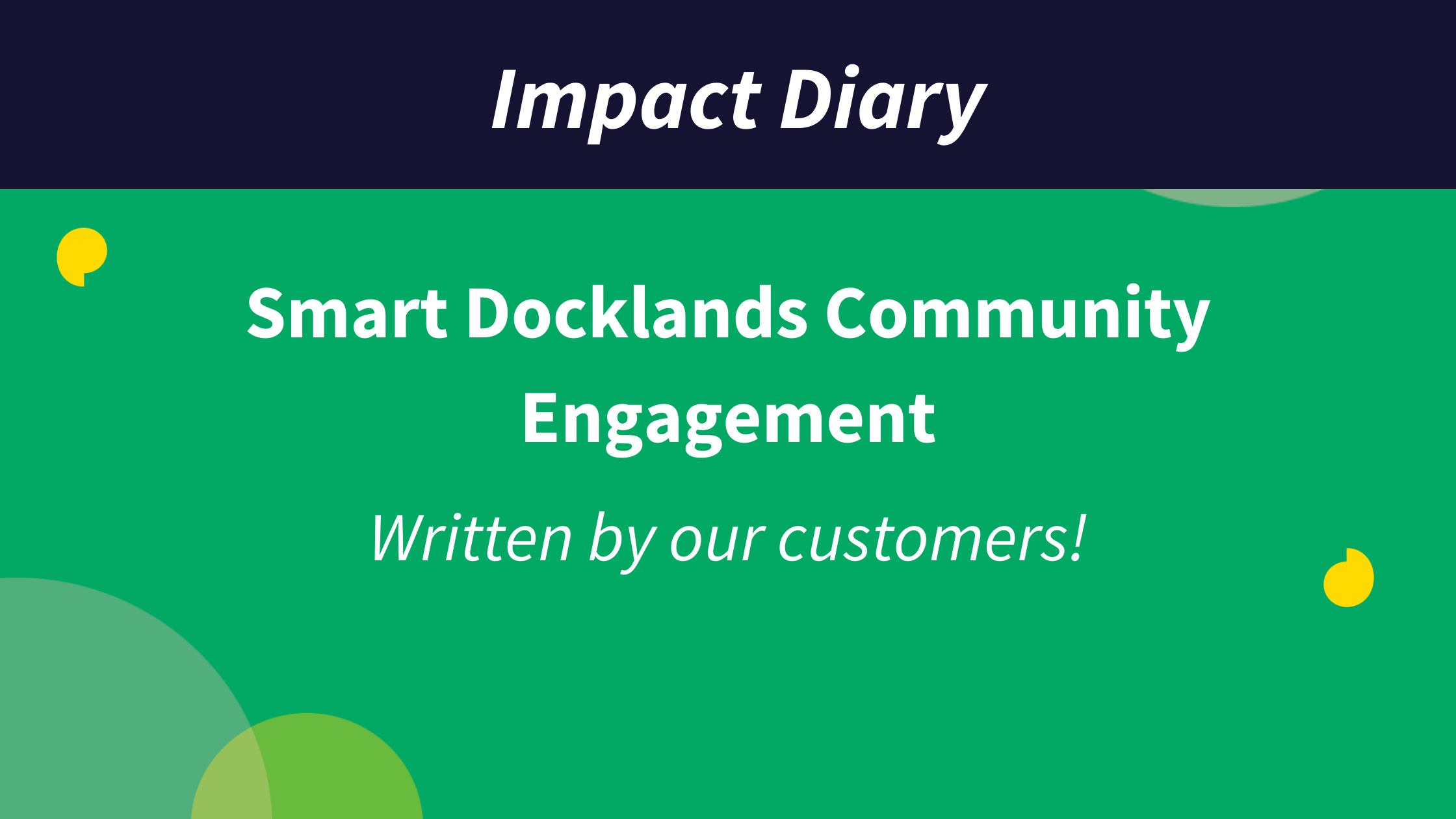 Customer Impact Story: Smart Docklands