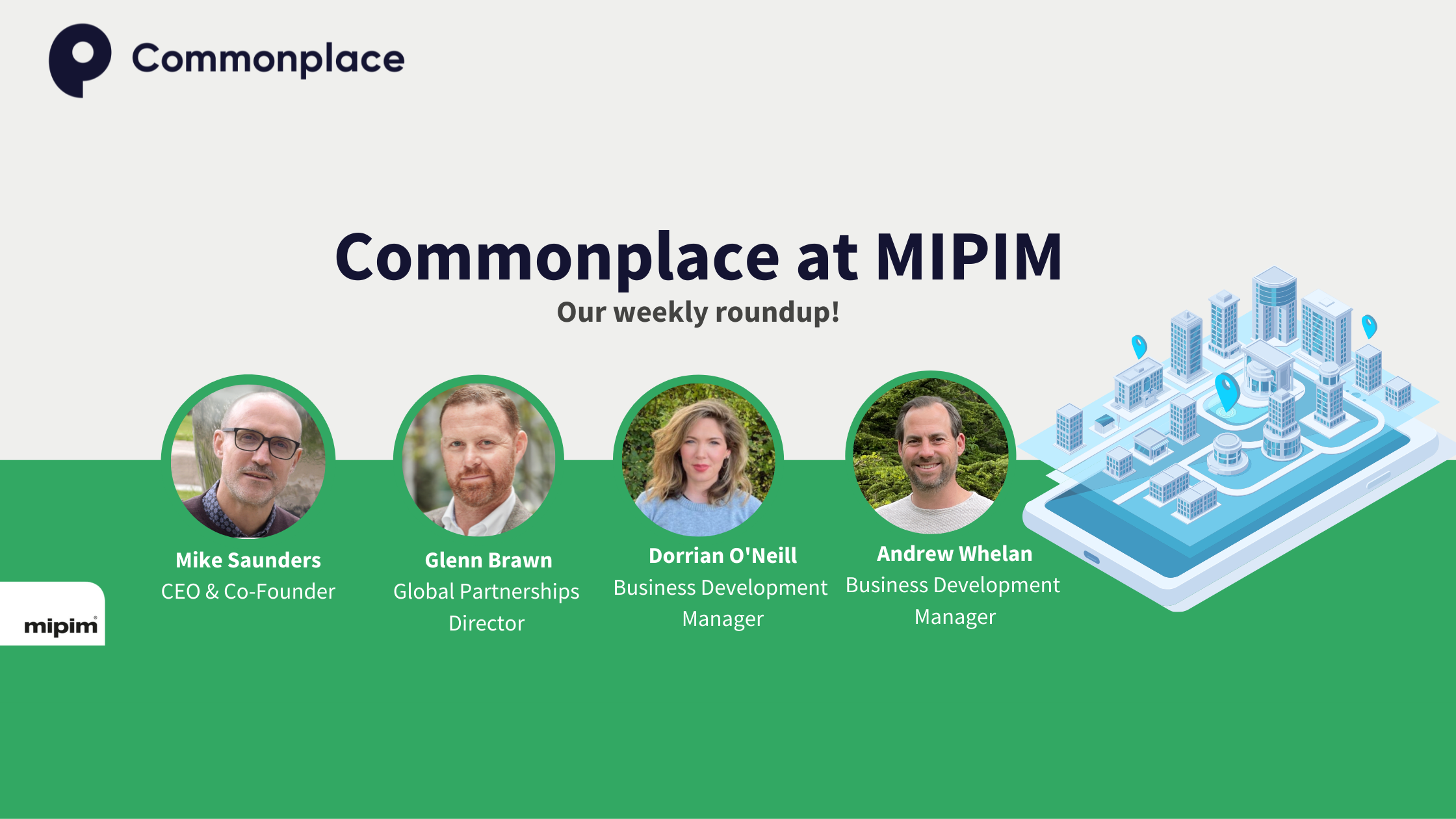 Commonplace at MIPIM for a week of driving urban change