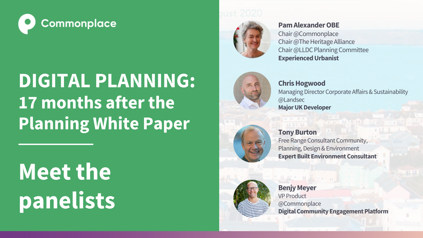 Commonplace Webinars: Digital planning, 17 months after the planning white paper