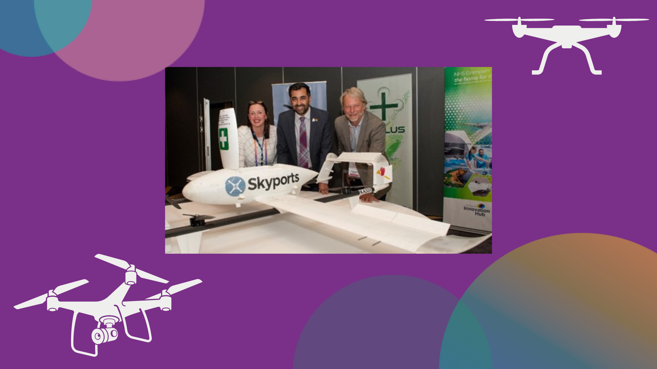 Press release: AGS airports and NHS Scotland land £10M funding from Innovate UK for medical drone project