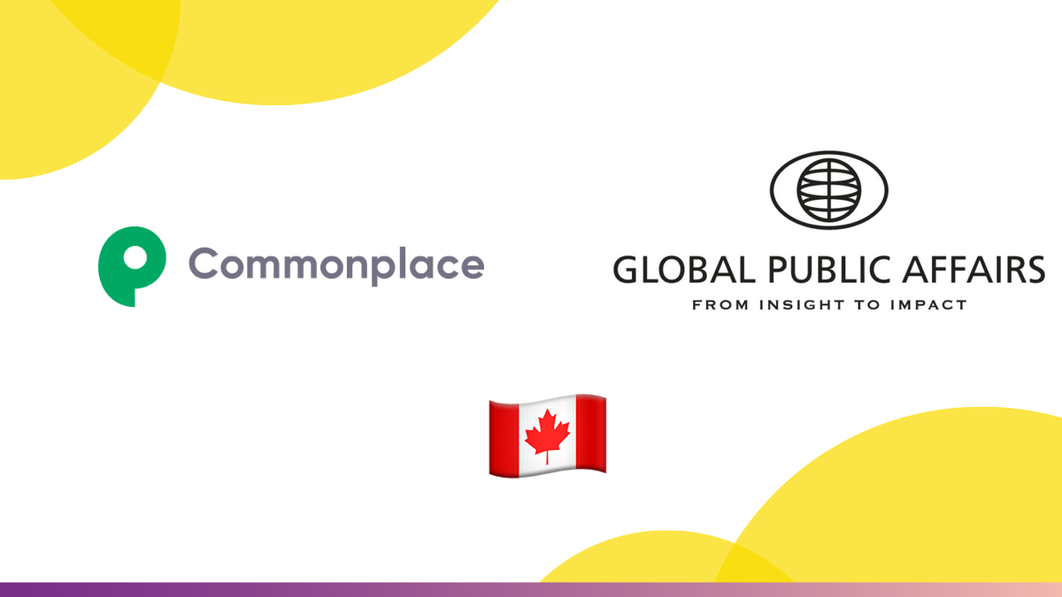 Commonplace’s new partner in Canada - Global Public Affairs