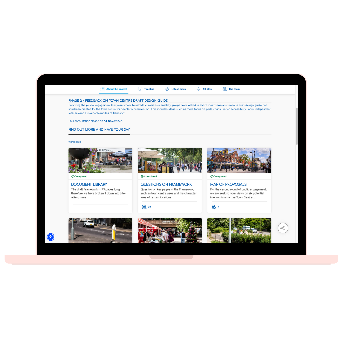Local planning community engagement