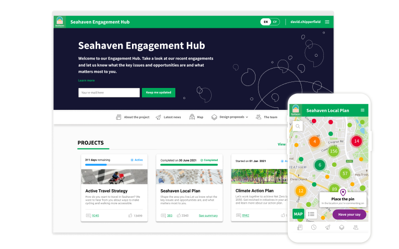 Plan-making Inform citizens about plans 