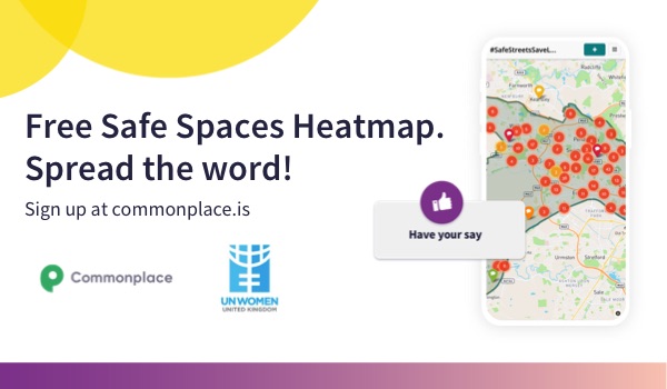 Commonplace launches partnership with Safe Spaces Now