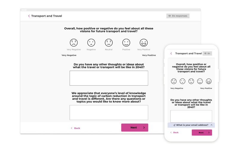 Surveys - Attractive - easy to use