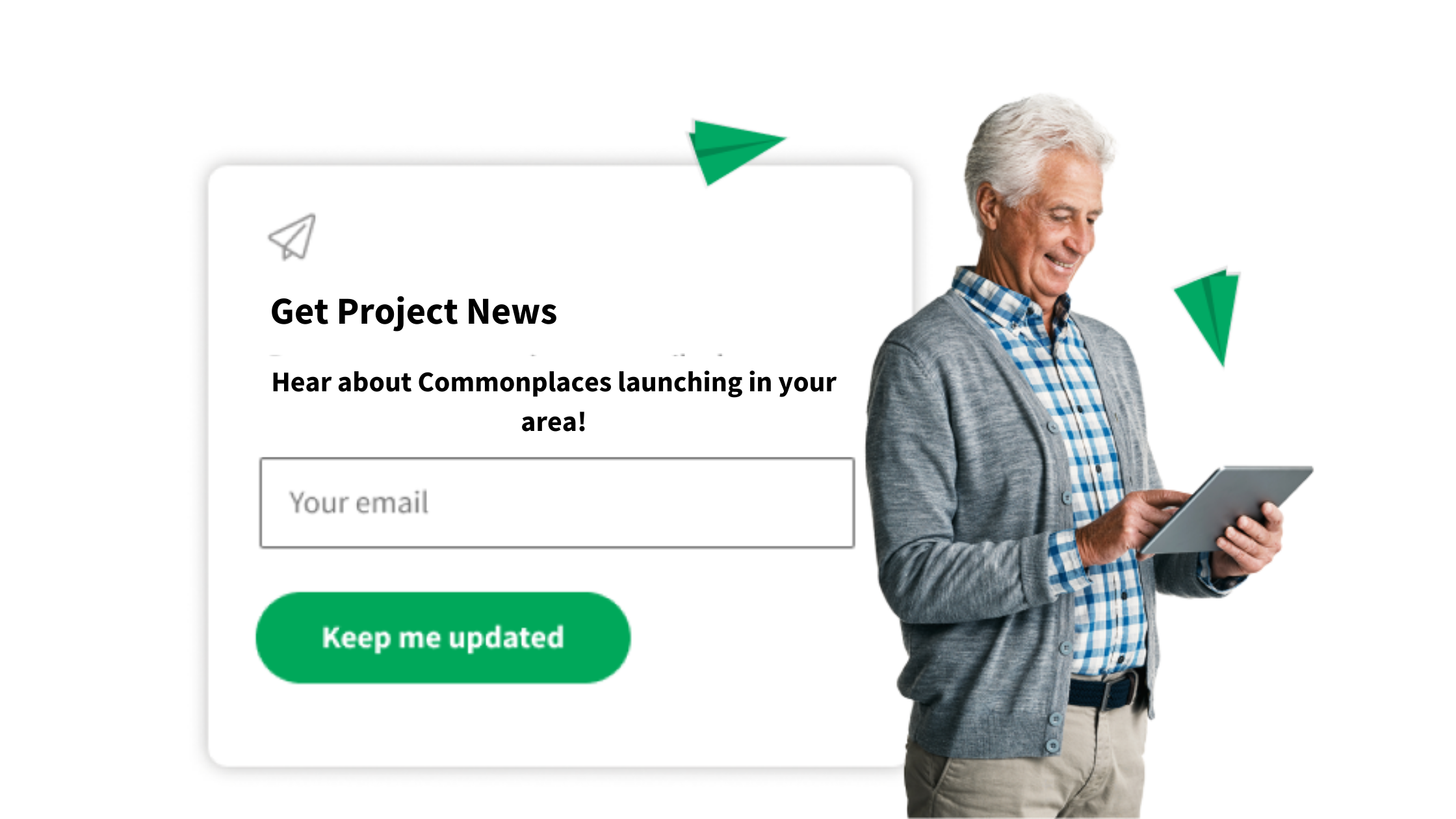 invite warmed up audience